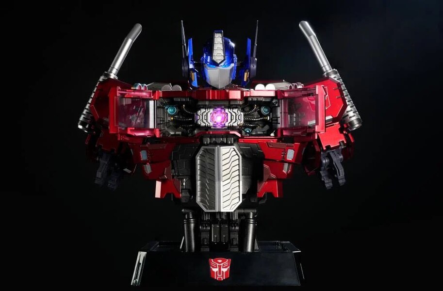 Image Of Unix Square Optimus Prime Bust Official Figure From Flame Toys  (2 of 19)